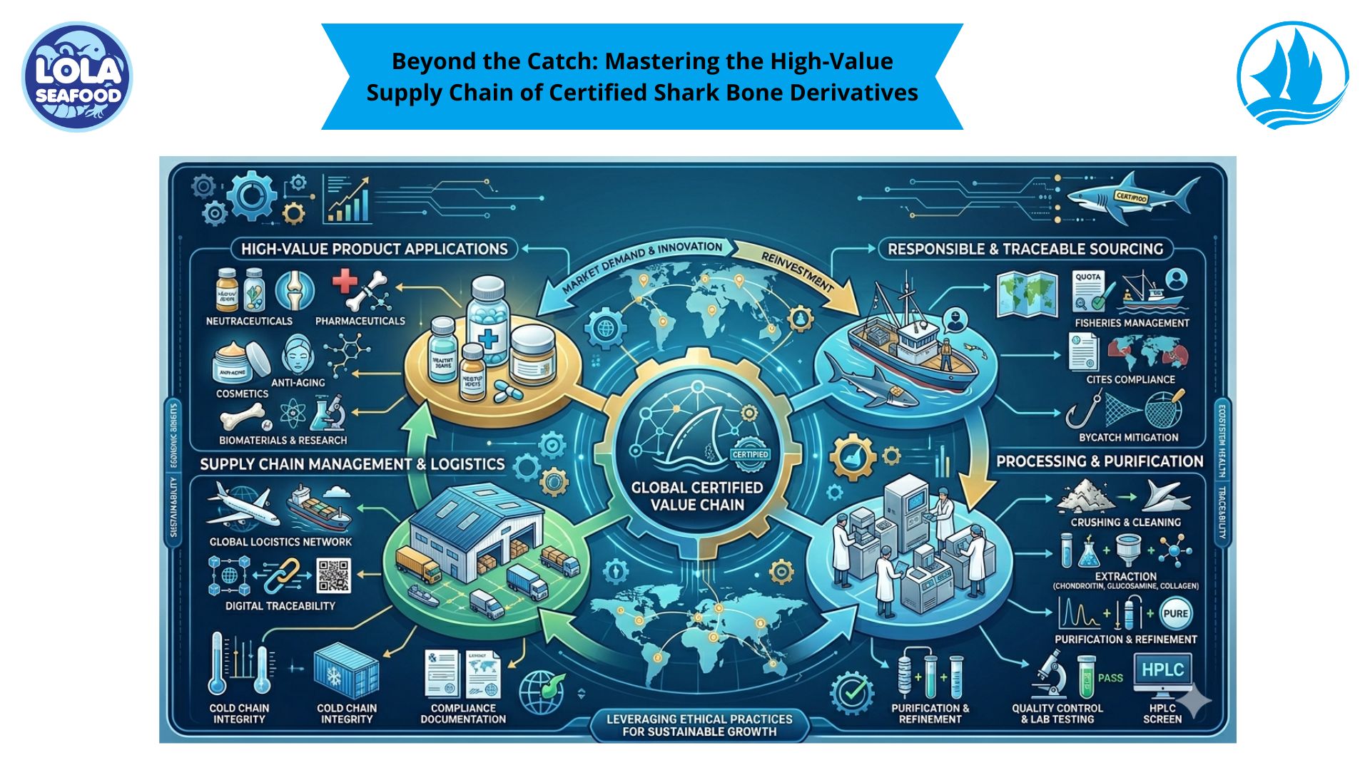 Beyond the Catch: Mastering the High-Value Supply Chain of Certified Shark Bone Derivatives